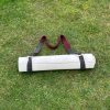 03 Burgundy-Anthracite Yoga Mat Strap