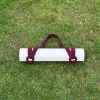 03 Burgundy, Hand Knitted Yoga Mat Strap